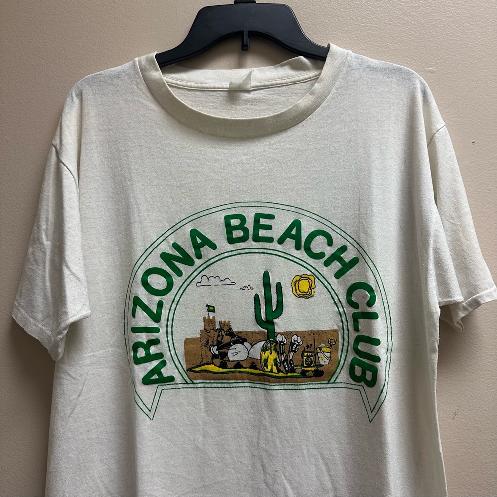 Vintage 80s Arizona Beach Club T-shirt Size Large